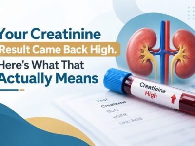 Your Creatinine Result Came Back High. Here’s What That Actually Means